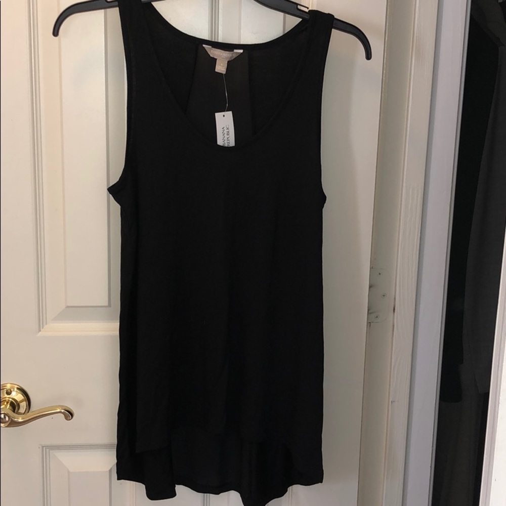 NWT Banana republic black tank top.